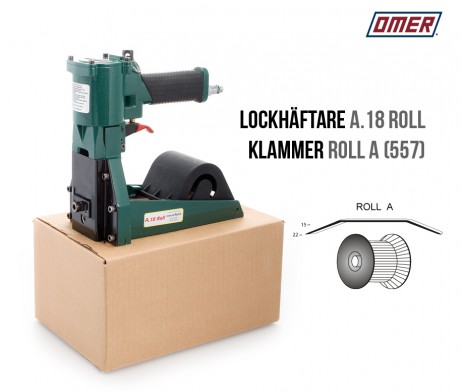 Lockhäftare A.18 Roll Pneumatisk Klammer A eller 557 Kartonghäftare