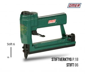 Stiftverktyg P.18 Stiftpistol för stift 06