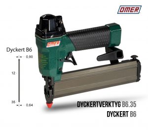 Dyckertverktyg B6.35 dyckert maskindyckert B6