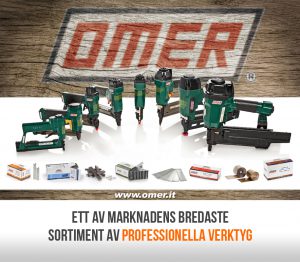 OMER har ett av marknadens bredaste sortiment av klammerverktyg, stiftverktyg