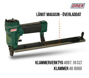 Klammerverktyg 4097.16 clt överladdat långt magasin
