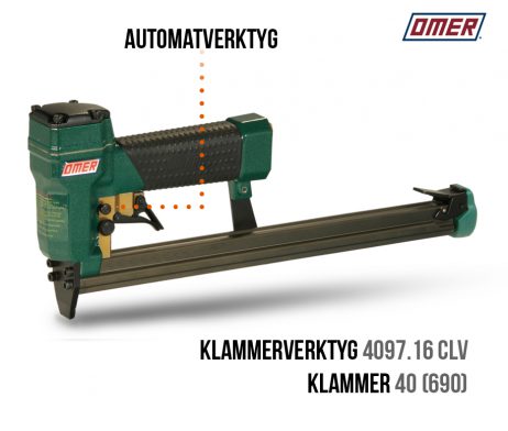 Klammerverktyg 4097.16 clv Automatverktyg långt magasin