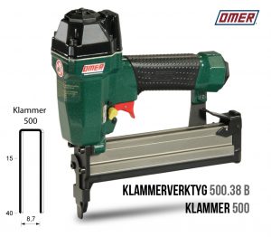 klammerverktyg 500.38 b underladdad klammer 500