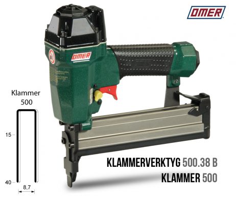 klammerverktyg 500.38 b underladdad klammer 500