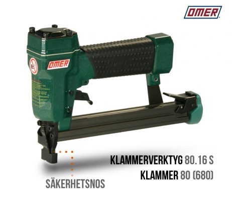 Klammerverktyg 80.16 S - Säkerhetsnos