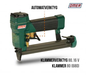 klammerverktyg 80.16 v automatverktyg för klammer 680