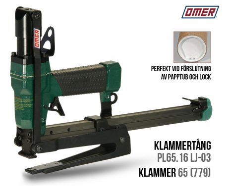 Klammertång PL 65.16 LJ-03 papptuber för klammer 65