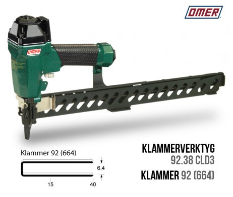 Klammerverktyg 92.38 cld3 klammer 92 eller 664